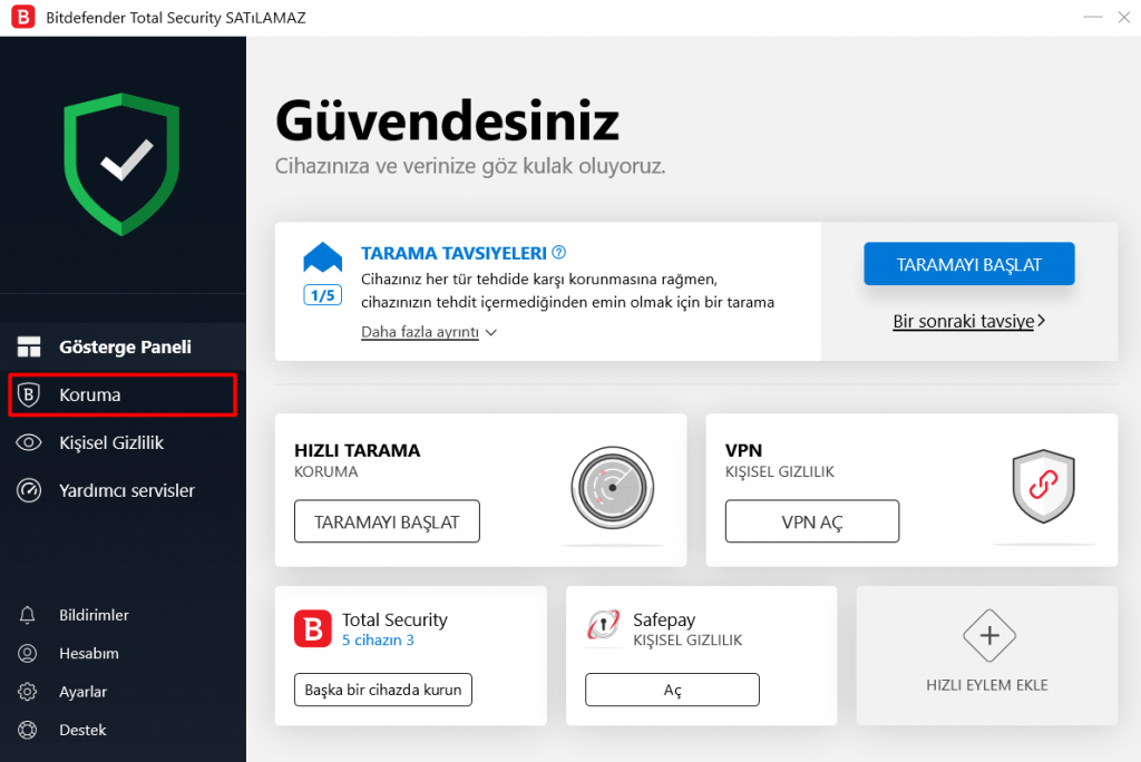 En İyi Virüs Programı Önerileri - Bitdefender
