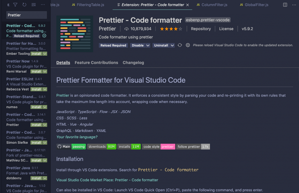 En İyi Visual Studio Code Eklentileri - Prettier