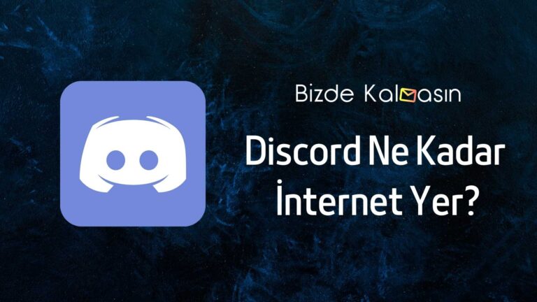 Discord Ne Kadar İnternet Yer