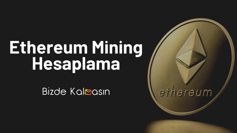 Ethereum Mining Hesaplama