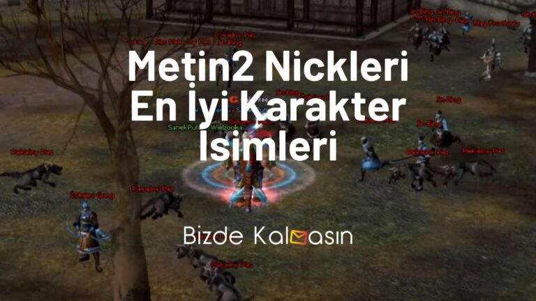 Metin2 Nickleri