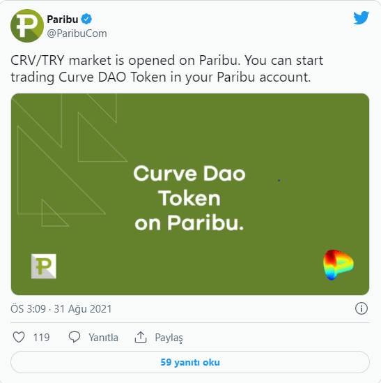 Paribu Yeni Girecek Coinler Listeleme Örneği