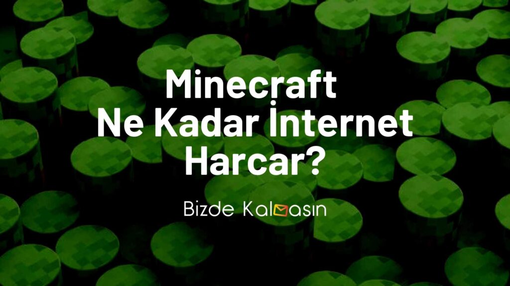 Minecraft Ne Kadar İnternet Yer