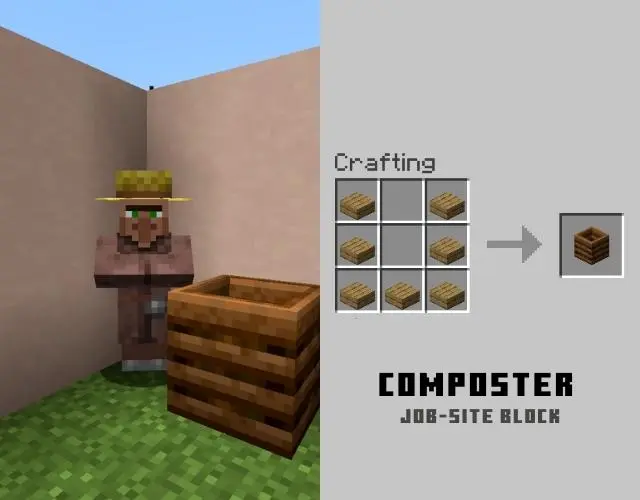 Minecraft Köylü Meslekleri - Çiftçi