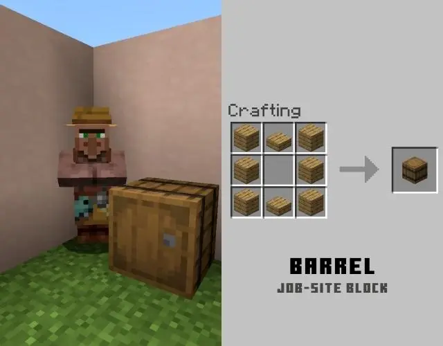 Minecraft Köylü Meslekleri - Balıkçı