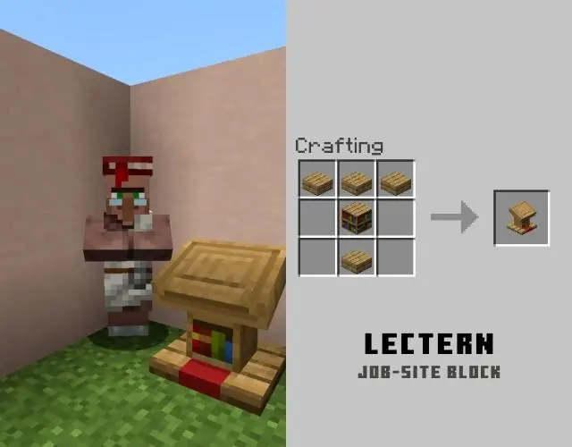 Minecraft Köylü Meslekleri -  Kütüphaneci