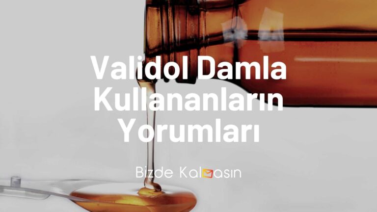 Validol Damla Kullananların Yorumları