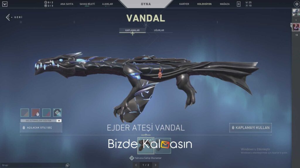 Valorant Ejder Vandal Kaç VP