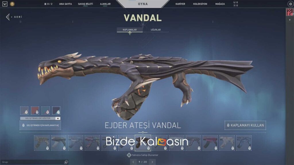 Ejder Ateşi Vandal Kaç VP