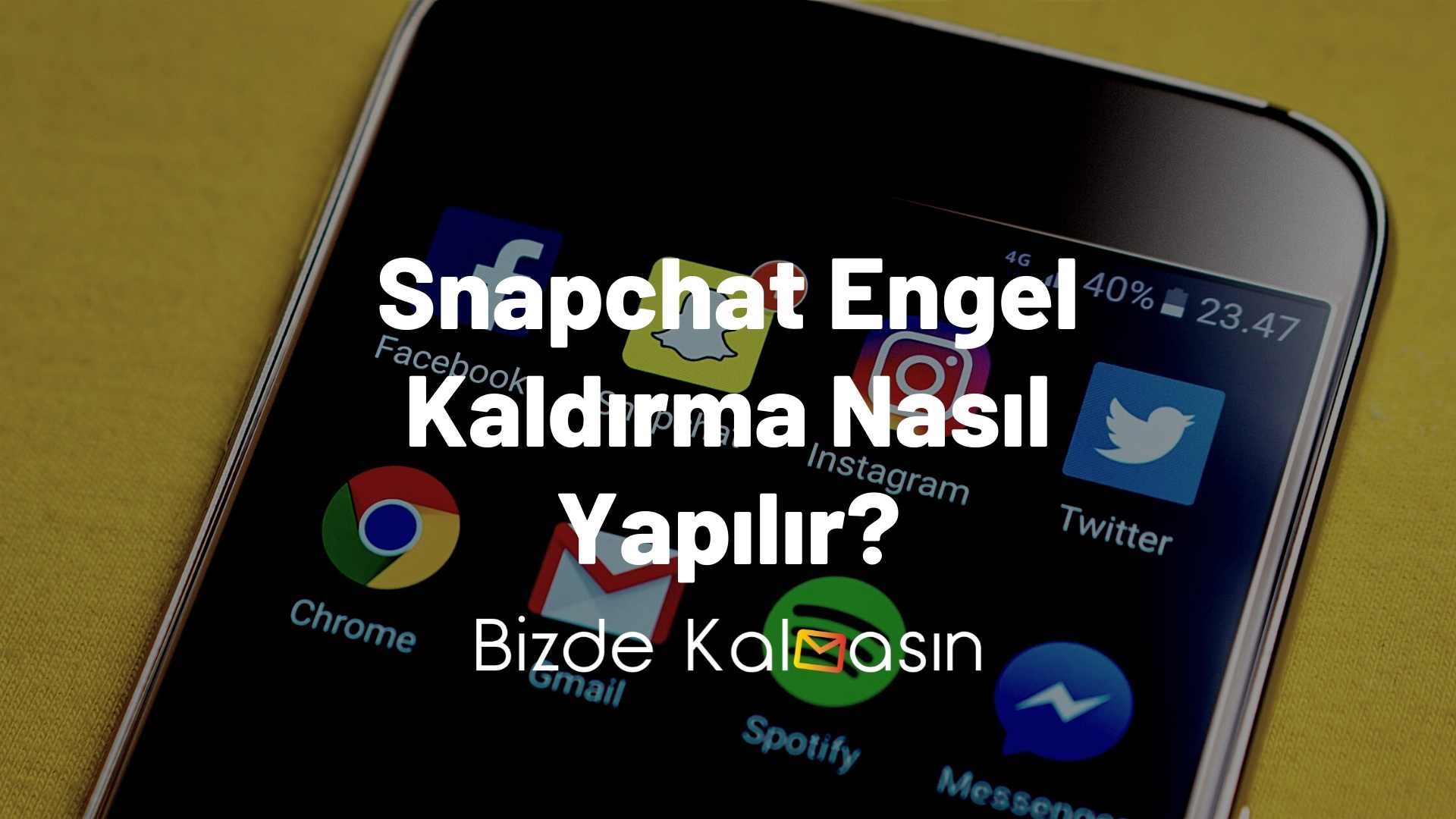 Snapchat Engel Kaldırma Nasıl Yapılır? Snapchat Engel Kaldırma