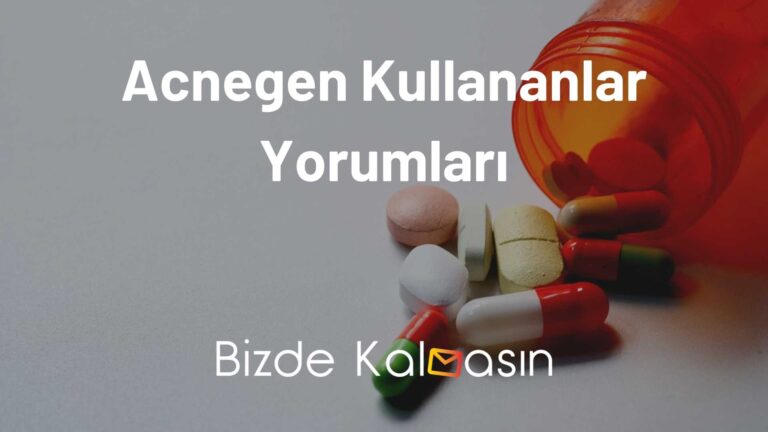 Acnegen Kullananlar Yorumları – Sivilcesi Olanlar!