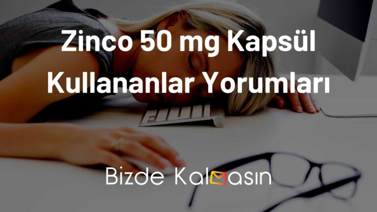 Zinco 50 mg Kapsül Kullananlar Yorumları