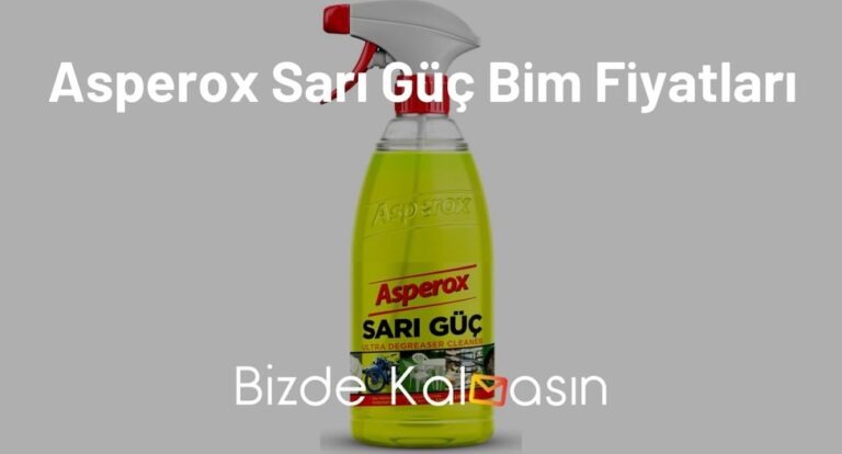 Asperox Sarı Güç Bim Fiyatları