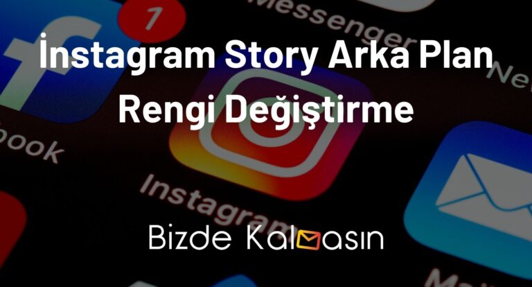 İnstagram Story Arka Plan Rengi Değiştirme