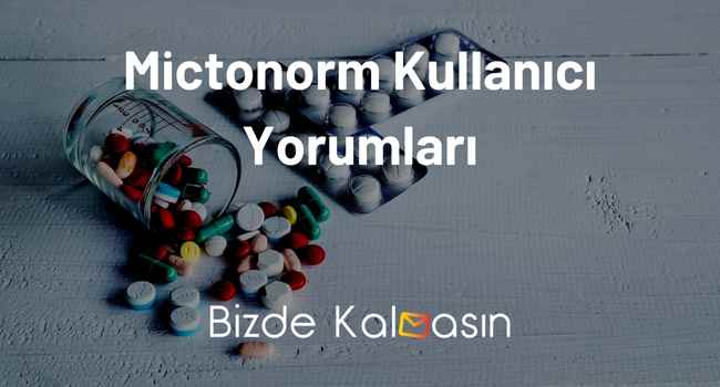 Mictonorm Kullanıcı Yorumları