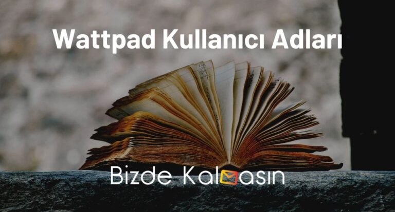 Wattpad Kullanıcı Adları