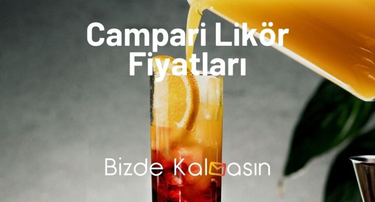 Campari Likör Fiyatları 2023 – Campari İçki Fiyat