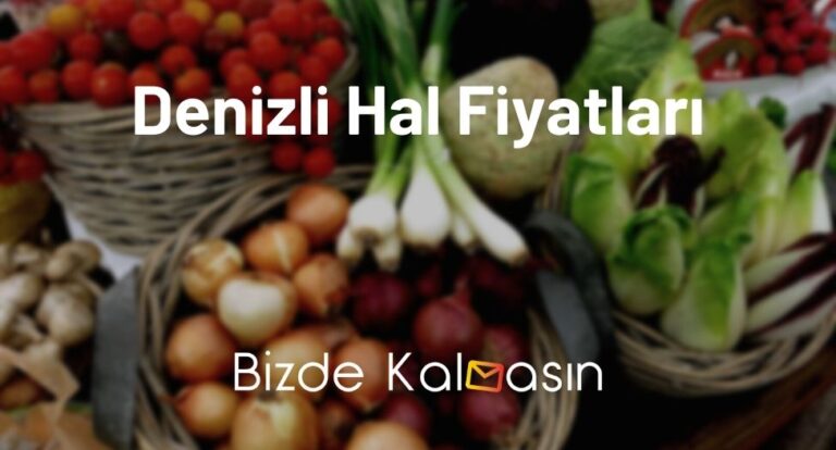 Denizli Hal Fiyatları 2023 – Denizli Sebze Hali Fiyatları – Güncel!