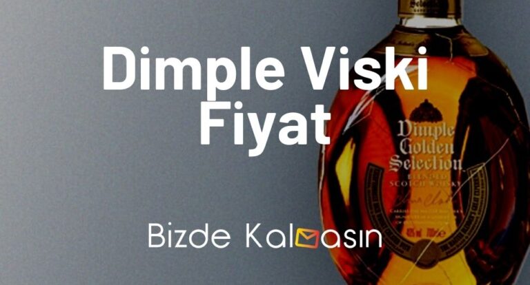 Dimple Viski Fiyat 2023 – Dimple Golden Selection Fiyatları