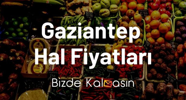 Gaziantep Hal Fiyatları 2023 – Antep Güncel Pazar Fiyatı!