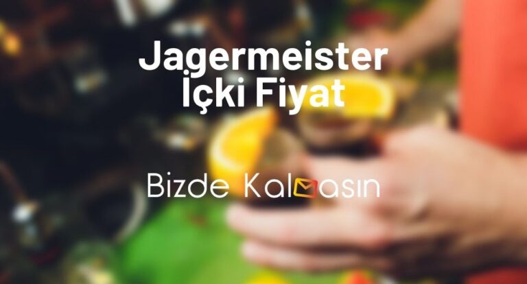 Jagermeister İçki Fiyat 2023 – Jager Alkol Fiyatı