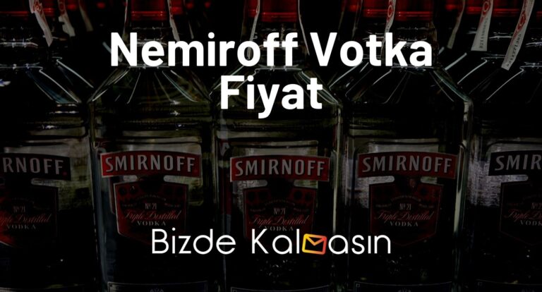 Nemiroff Votka Fiyat 2023 – Nemiroff Ballı Biberli Votka Fiyat