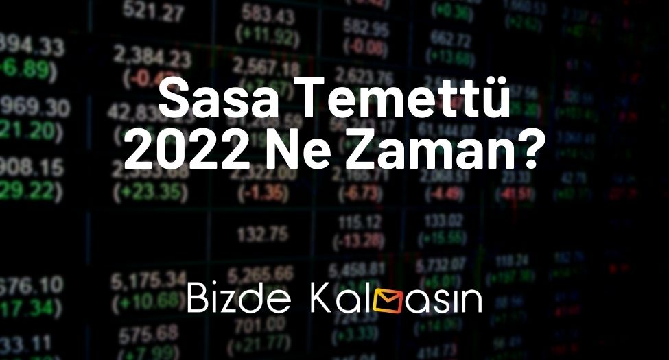 Sasa Temettü Ne Zaman