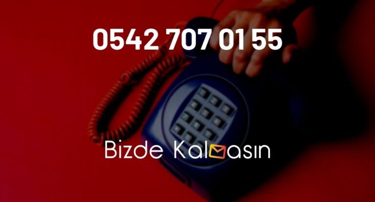 0542 707 01 55 Nerenin Numarası – 0542 707 0155 Kimin? – Aman!