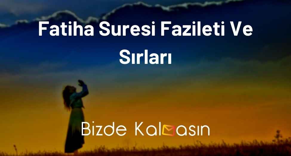 Fatiha Suresi Fazileti Ve Sırları