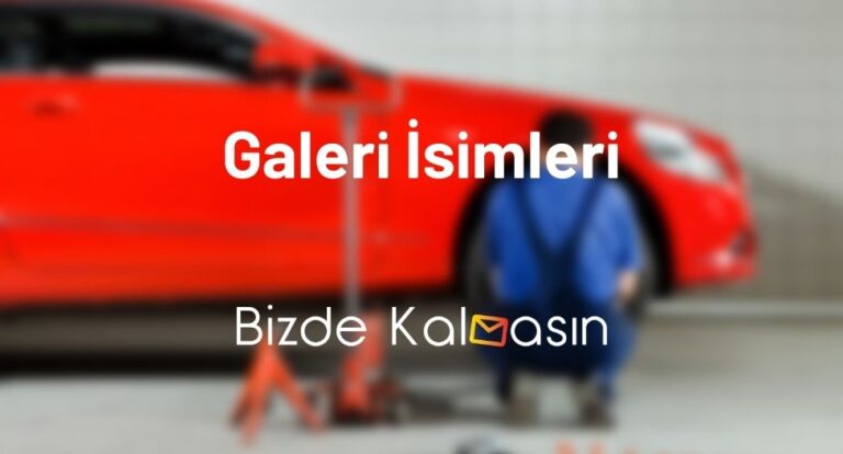 Galeri İsimleri