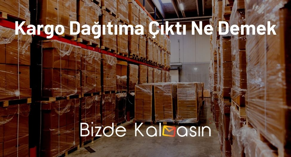 Kargo Dağıtıma Çıktı Ne Demek