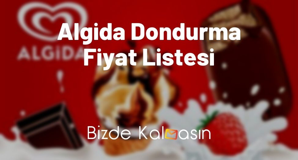 Algida Dondurma Fiyat Listesi