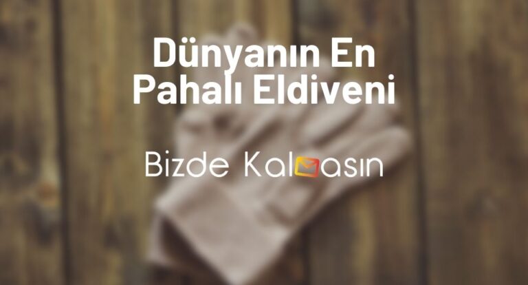 Dünyanın En Pahalı Eldiveni