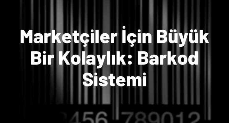 barkod sistemi