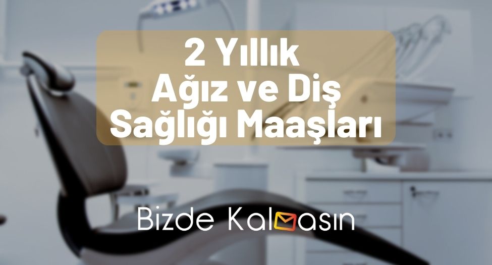 2 Yıllık Ağız ve Diş Sağlığı Maaşları