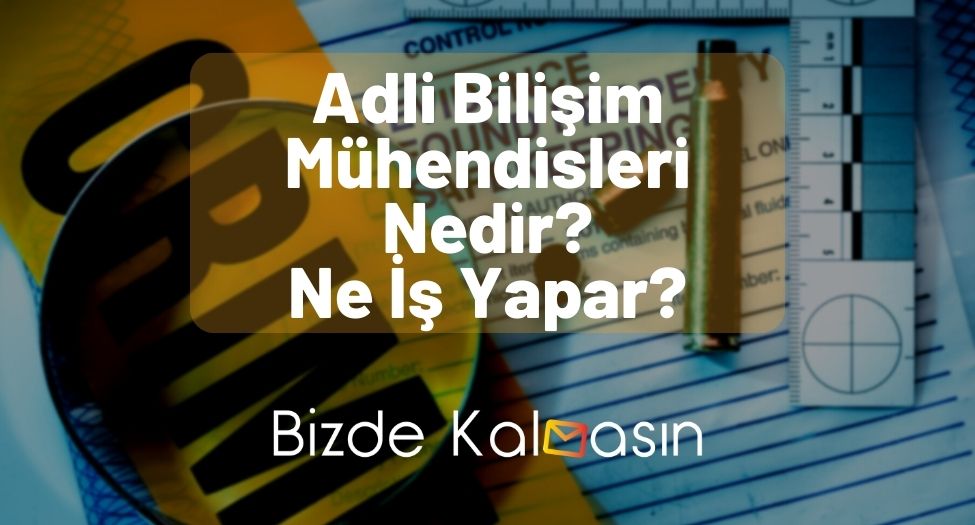 Adli Bilişim Mühendisleri Nedir Ne İş Yapar