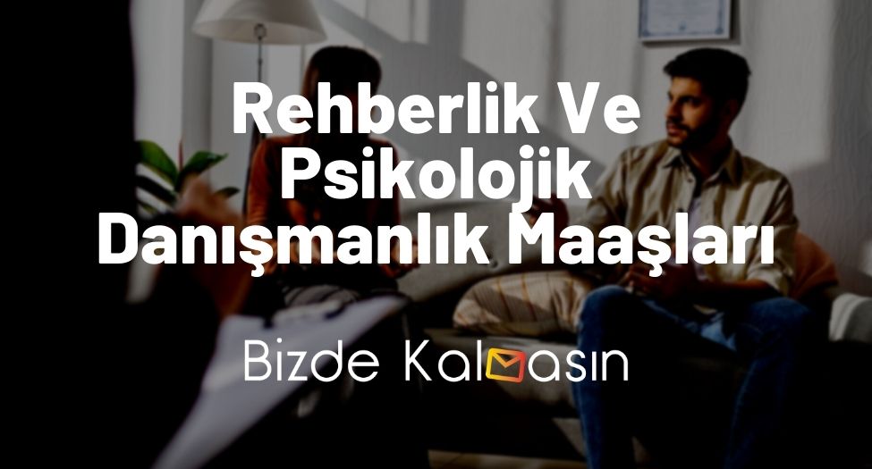 Rehberlik Ve Psikolojik Danışmanlık Maaşları