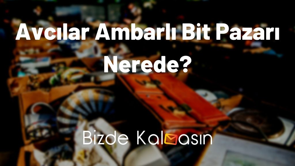 Avcılar Ambarlı Bit Pazarı Nerede?