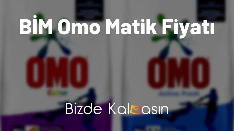 BİM Omo Matik Fiyatı 2023 – BİM’de Omo Matik Fiyatları Ucuz Mu?