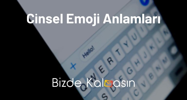 Cinsel Emoji Anlamları