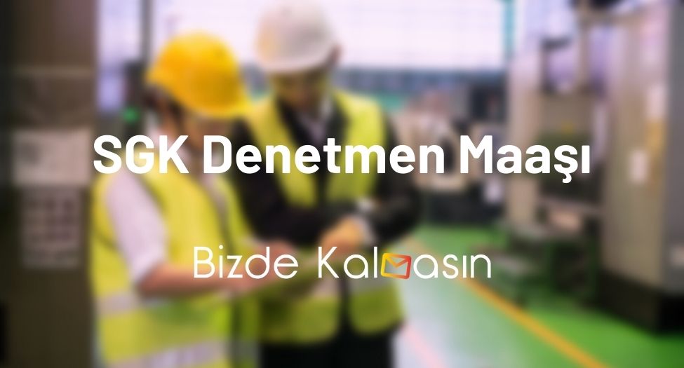 SGK Denetmen Maaşı 2024! - SGK Denetmeni Nasıl Olunur? SGK Denetmen Maaşı