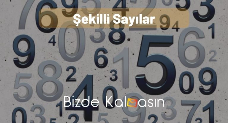 Şekilli Sayılar – Şekilli Rakamlar