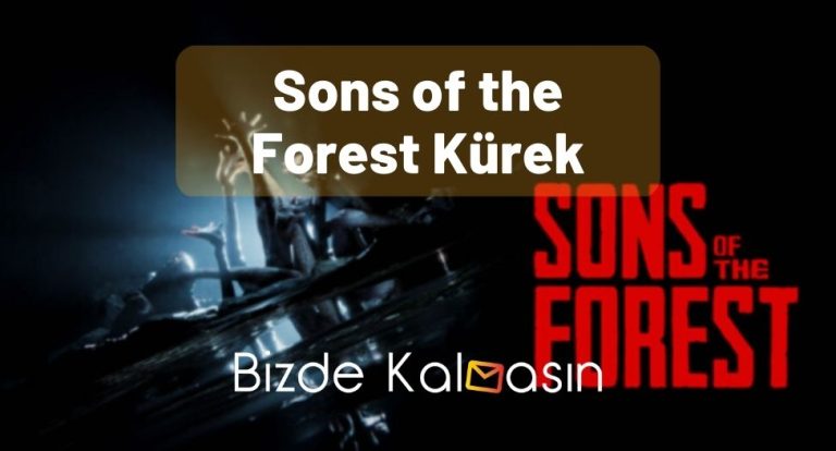 Sons of the Forest Kürek