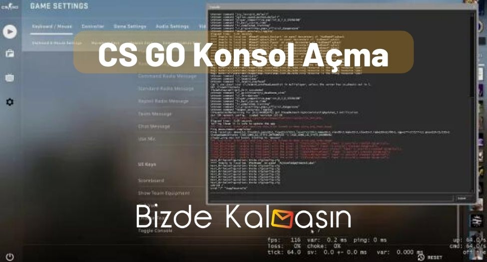 CS GO Konsol Açma