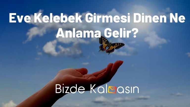 Eve Kelebek Girmesi Dinen Ne Anlama Gelir?