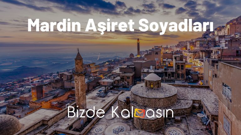 Mardin Aşiret Soyadları – En Büyük Aşireti Nedir?