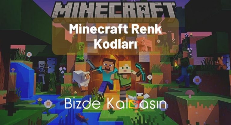 Minecraft Renk Kodları – Tüm Kodlar!