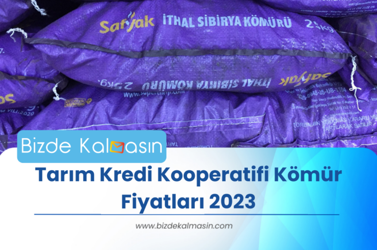 Tarım Kredi Kooperatifi Kömür Fiyatları 2023