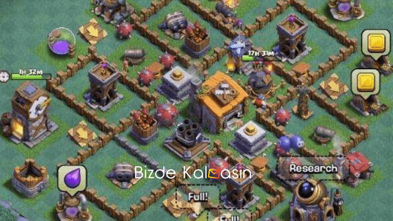 4 Seviye İnşaatçı Üssü Köy Düzeni – Clash Of Clans İnşaatçı Üssü