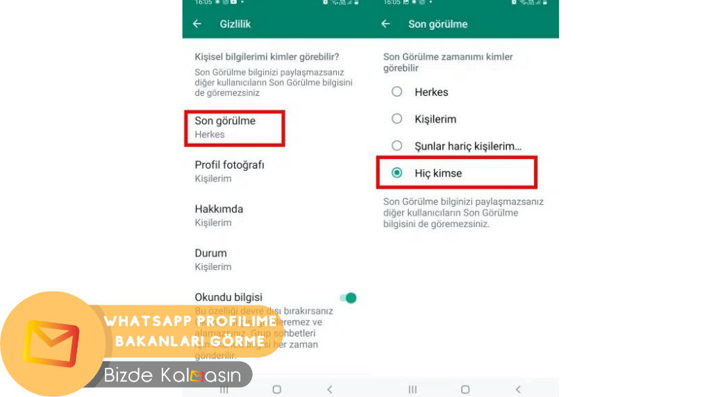 WhatsApp Profilime Bakanları Görmem Mümkün mü